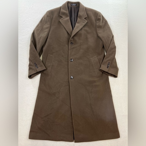 Weatherproof Other - Vintage Weatherproof Brown Cashmere Blend Trench Coat Size R 42